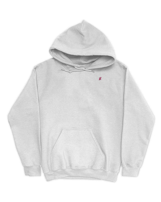 Blured White Hoodie